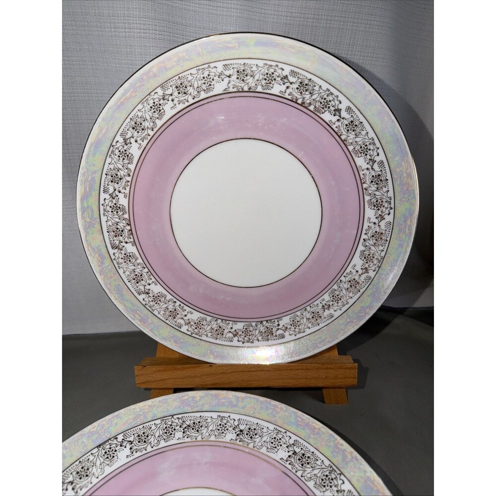 Mary Kay 40th Anniversary 10.5" Dinner Plate China Pink Gold Trim Replacements